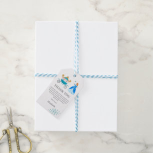 Princess Cinderella Birthday Party Decoration Gift Tags