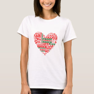 Princess Cinderella Shoes Quote Red Heart T-Shirt
