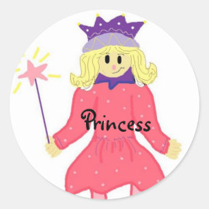 Princess Classic Round Sticker