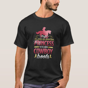 Princess Cowboy Boots Western Girls Funny Horse Gi T-Shirt