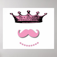 Princess Crown and Moustache