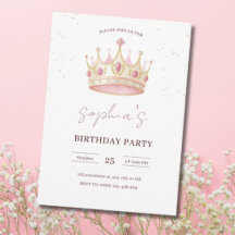 Princess Crown Birthday Party