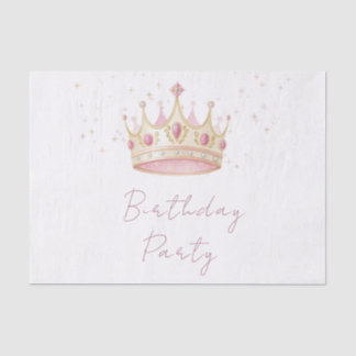 Princess Crown Birthday Party Tissue Paper