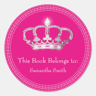 Princess Crown book label
