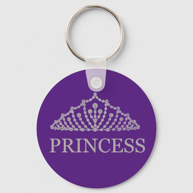Princess Crown  Key Ring (Front)