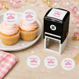 Princess Crown Personalised Self-inking Stamp