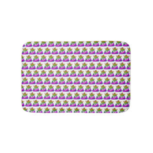 Princess Crown Rainbow Emoji Poop Bath Mat