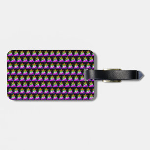 Princess Crown Rainbow Emoji Poop Luggage Tag