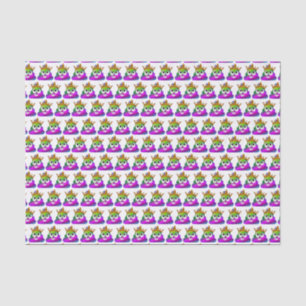 Princess Crown Rainbow Emoji Poop Tissue Paper