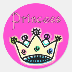 Princess Crown Stickers