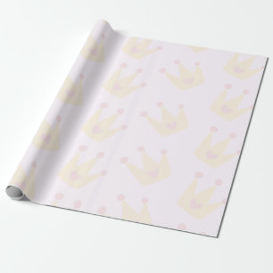 Princess Crown Texture Wrapping Paper