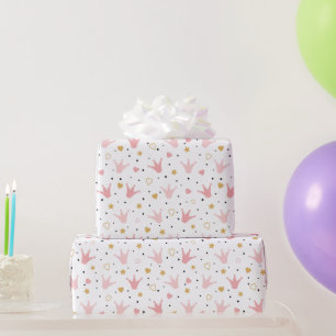 Princess Crown Wrapping Paper Roll