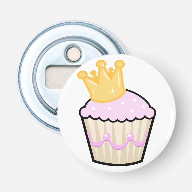 Princess Cupcake Bottle Opener (Front)