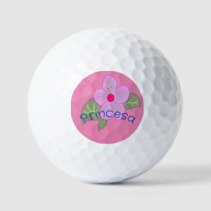 Princess design  golf balls