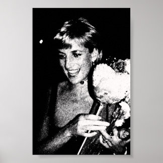 princess Di digital.jpg Postcard Poster