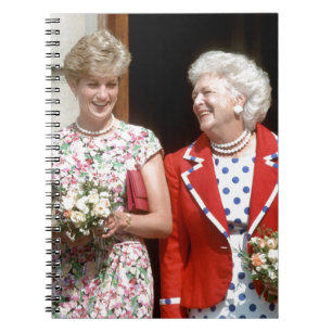 Princess Diana-Barbara Bush Notebook