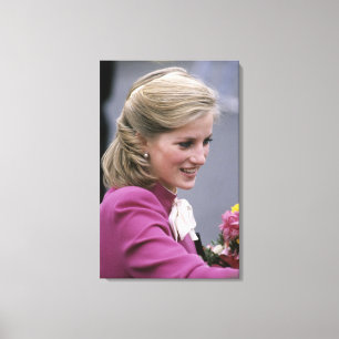 Princess Diana Ealing 1984 Canvas Print