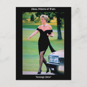 Princess Diana in that "Revenge Dress" Postcard