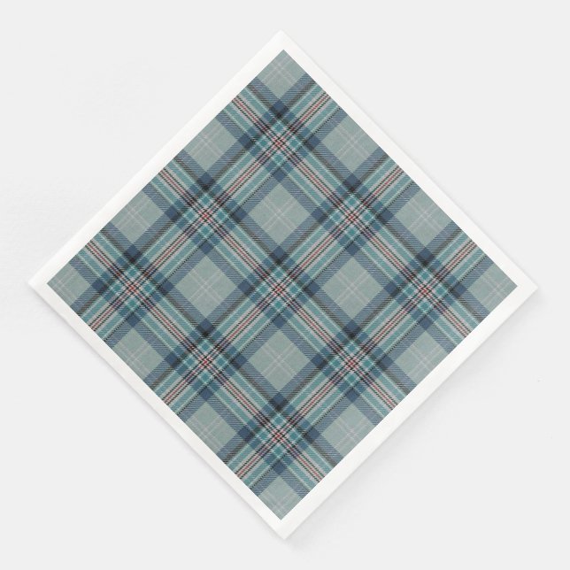 Princess Diana Memorial Tartan Napkin (Corner)