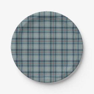 Princess Diana Memorial Tartan Paper Plate