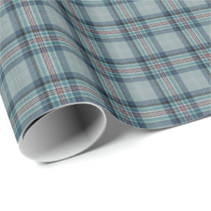 Princess Diana Memorial Tartan Wrapping Paper