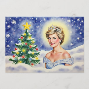 Princess Diana of England Christmas Card