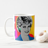 Princess Diana Pop Art Mug
