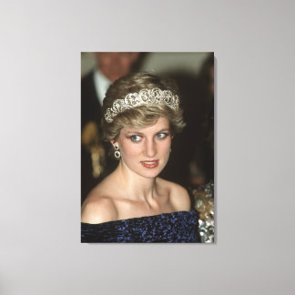 Princess Diana Portugal 1987 Canvas Print