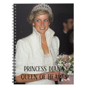 PRINCESS DIANA Queen of Hearts Notebook
