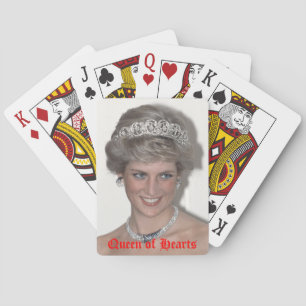 Princess Diana Queen of Hearts Playing Cards