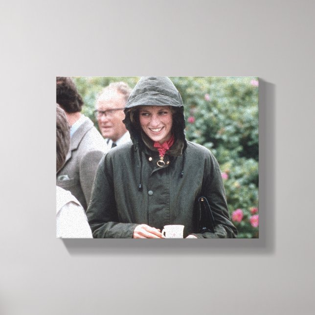Princess Diana Scotland Canvas Print (Front)