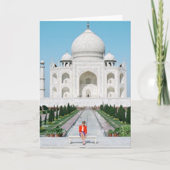 Princess Diana - Taj Mahal Card (Front)
