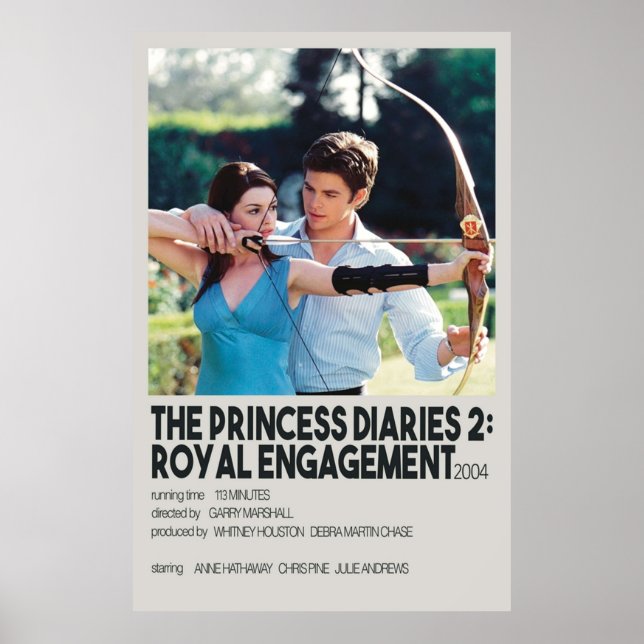 Princess Diaries 2 2004 Movie Poster (Front)