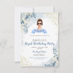 Princess Diaries 30th Birthday milenial Invitation