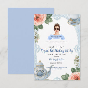 Princess Diaries 30th Birthday milenial Invitation