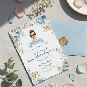 Princess Diaries 30th Birthday milenial Invitation