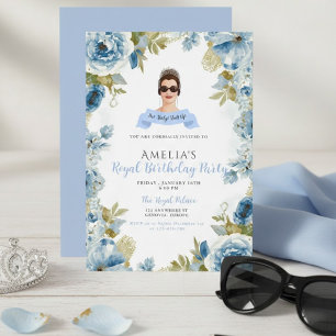 Princess Diaries 30th Birthday milenial Invitation