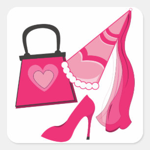 Princess Diva Square Sticker
