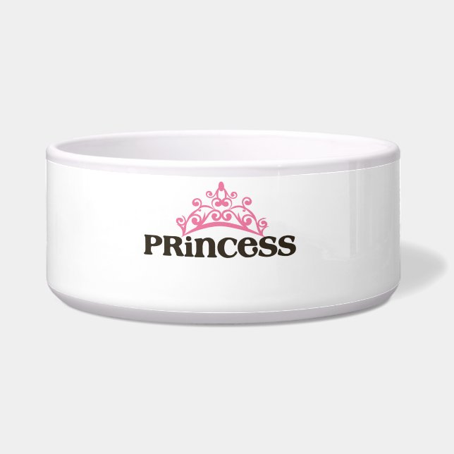 Princess Dog Bowl (Front)