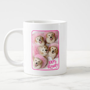 Princess Dogs in Tiaras Large Coffee Mug