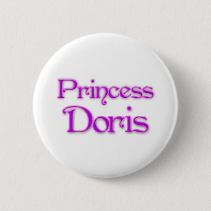 Princess Doris 6 Cm Round Badge