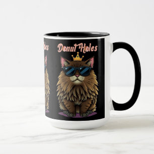 Princess Doughnut - Doughnut Holes Black Mug