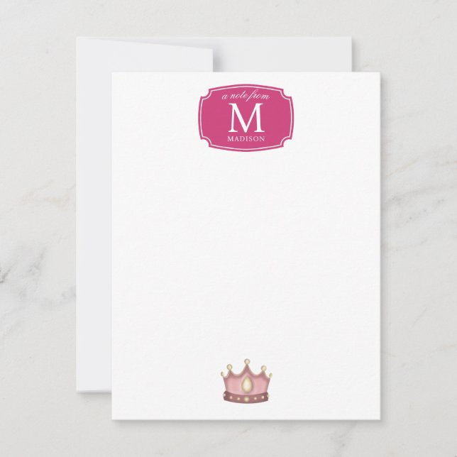 Princess Dresses Fairytale Little Girl Kids Card (Front)