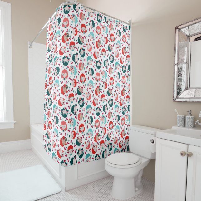Princess earrings shower curtain (In Situ)