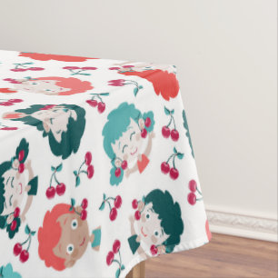 Princess earrings tablecloth