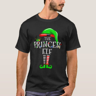 Princess Elf Family Matching Christmas Group Pajam T-Shirt
