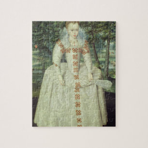 Princess Elizabeth (1596-1662) 1603 (oil on canvas Jigsaw Puzzle