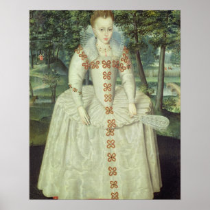 Princess Elizabeth (1596-1662) 1603 (oil on canvas Poster