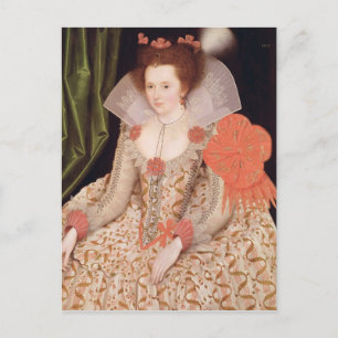 Princess Elizabeth, daughter of James I, 1612 Postcard