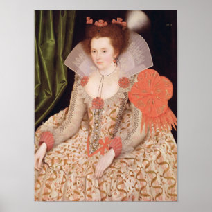 Princess Elizabeth, daughter of James I, 1612 Poster